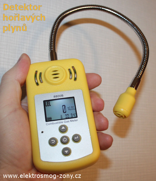 Hořlavé plyny - zkontrolujeme výskyt - kontaktujte www.elektrosmog-zony.cz